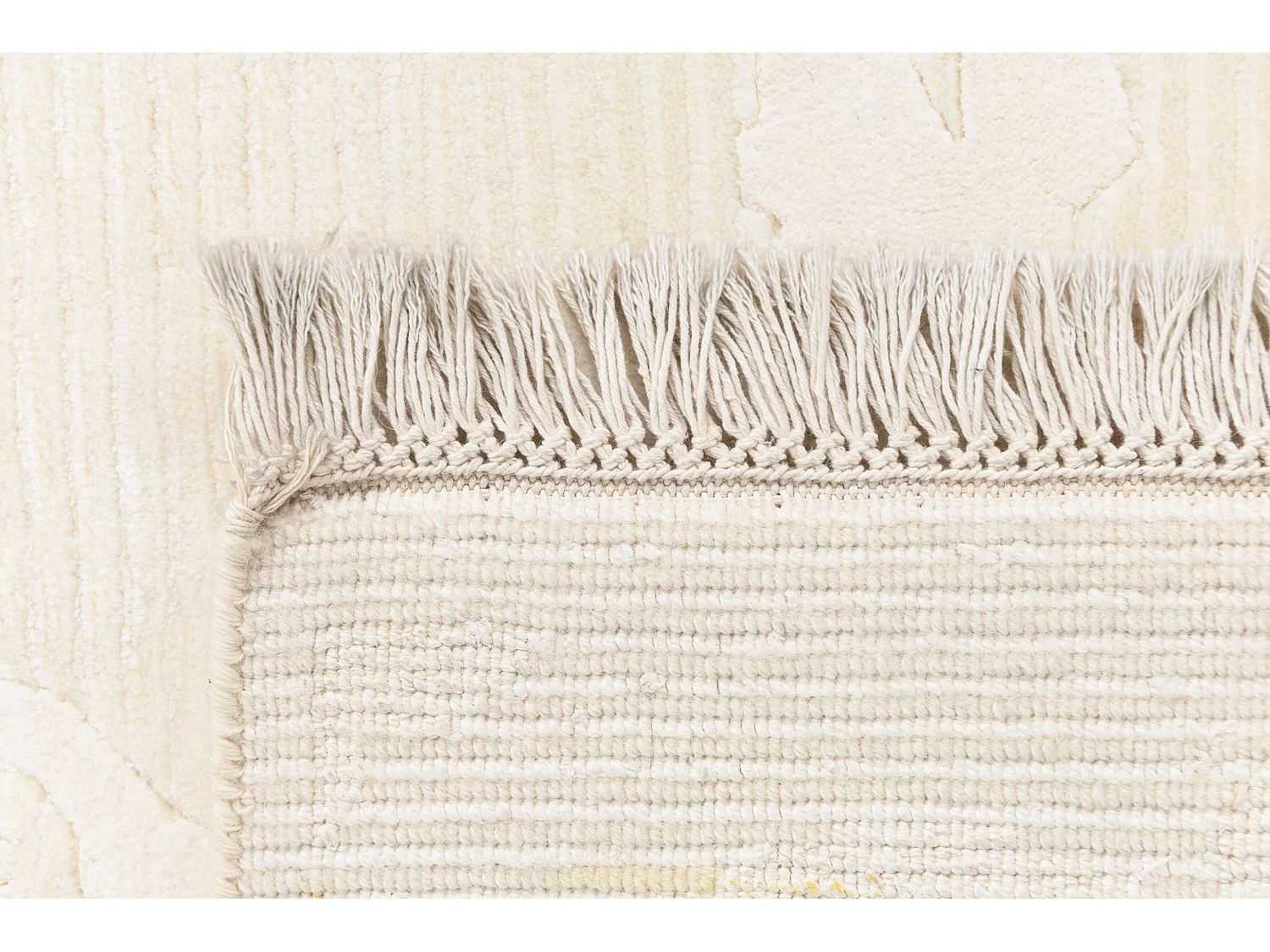 Tapis de couloir en laine 84x305 beige Darya