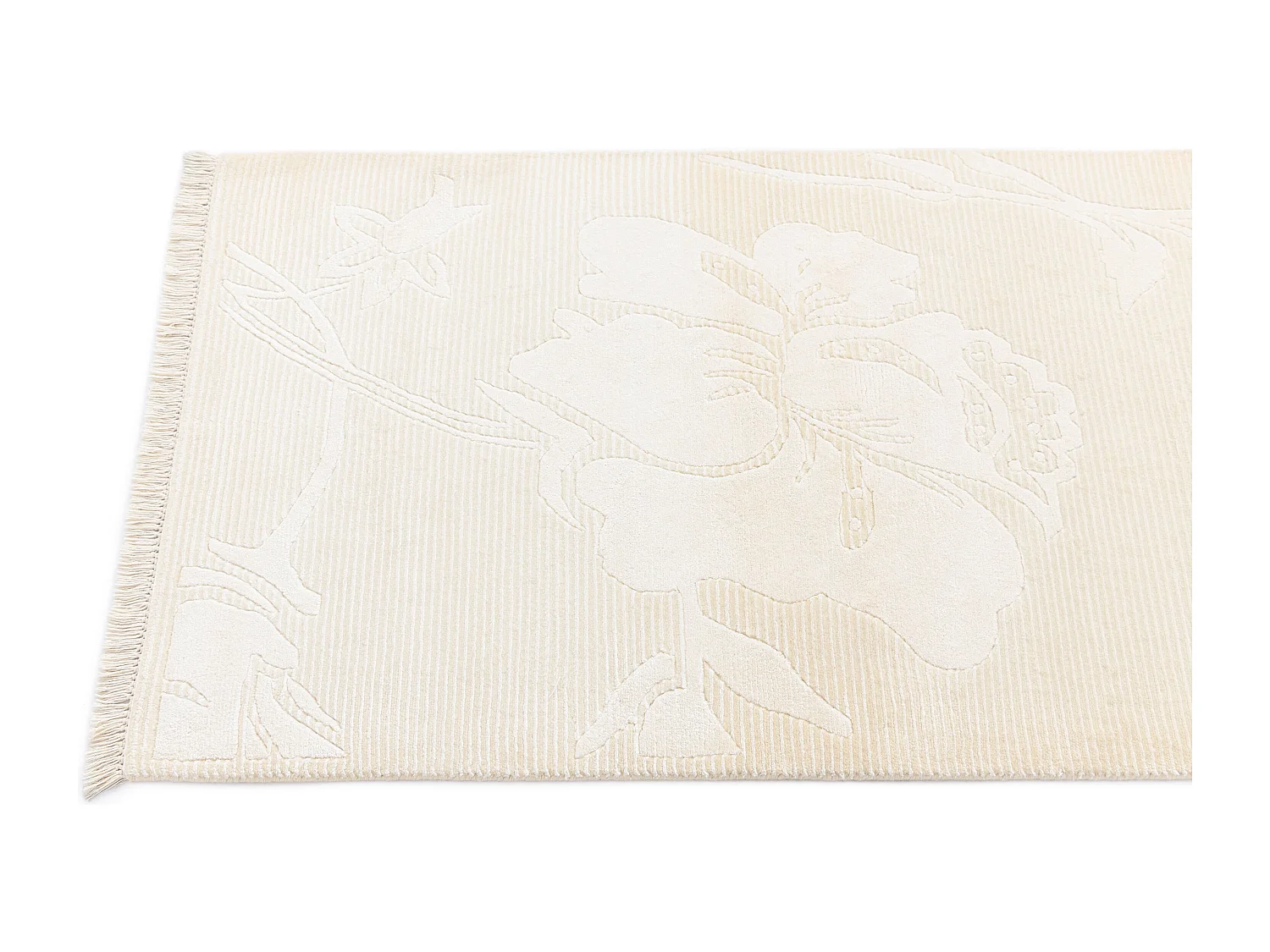 Tapis de couloir en laine 84x305 beige Darya
