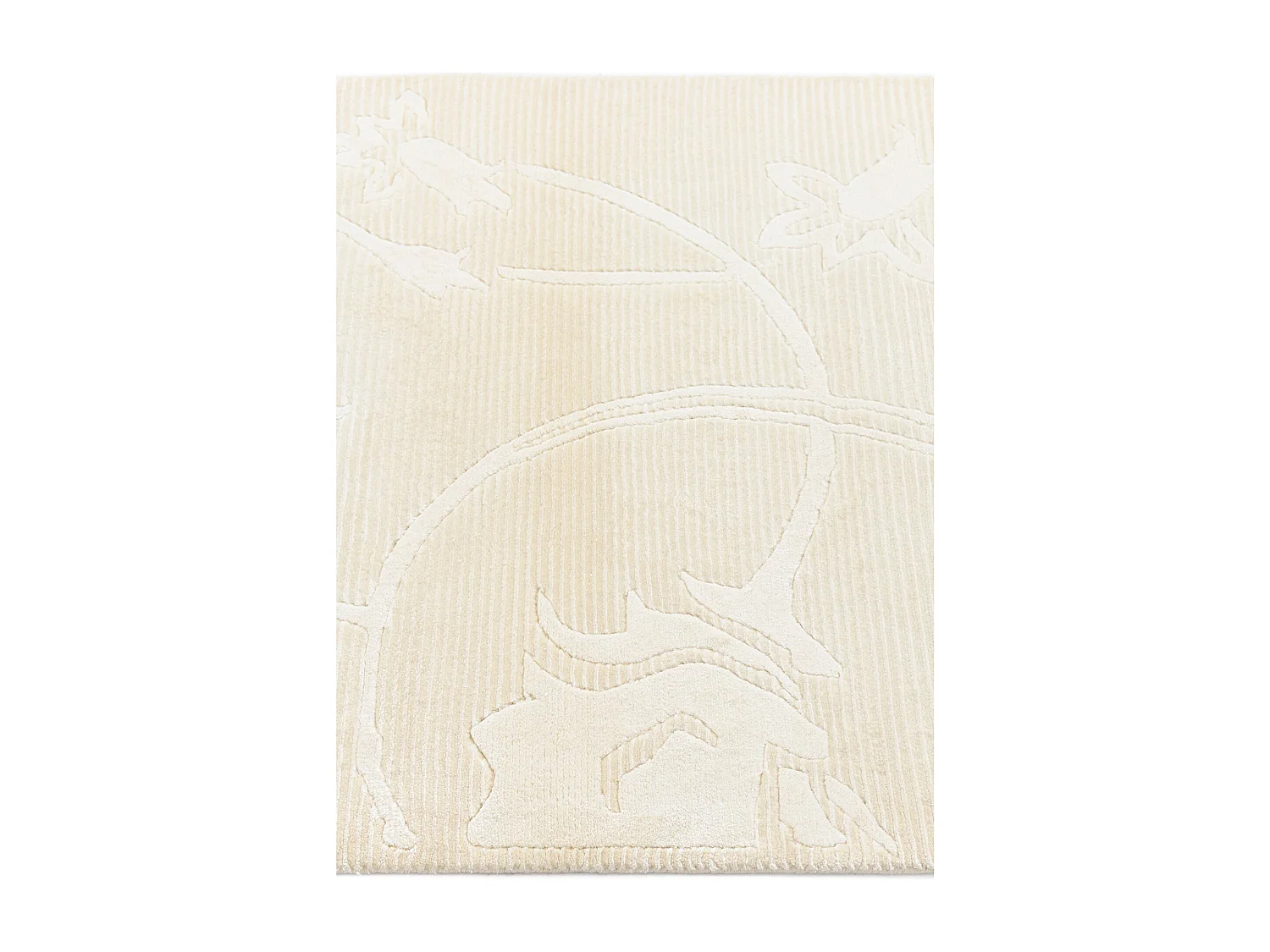 Tapis de couloir en laine 84x305 beige Darya
