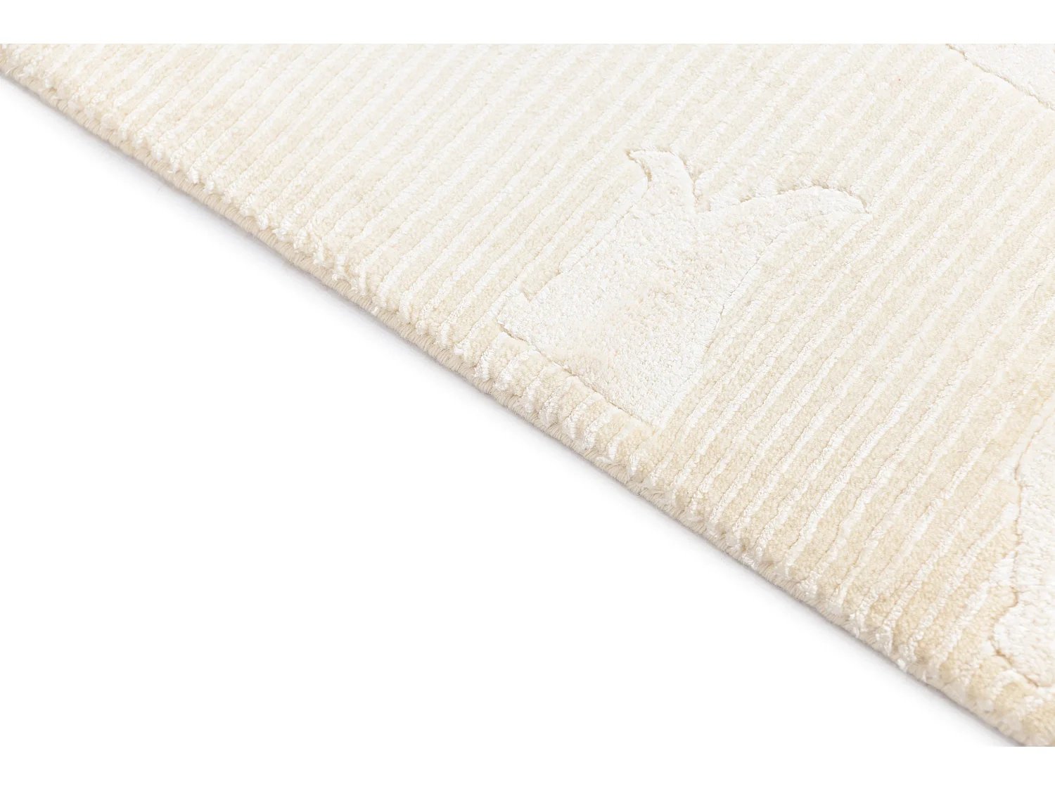 Tapis de couloir en laine 84x305 beige Darya