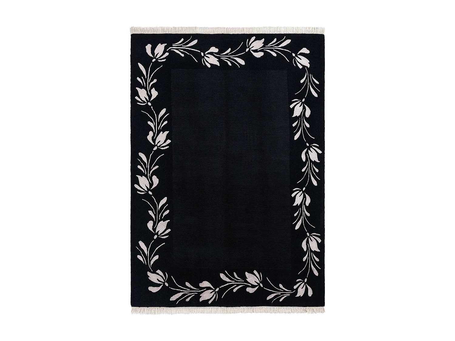 Tappeto in lana 168x239 nero Darya