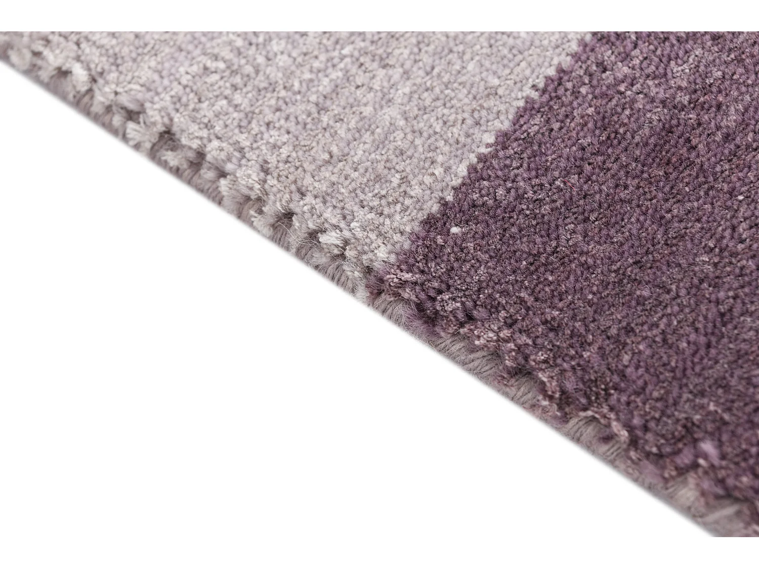 Tapis de couloir en laine 79x399 Violet Darya