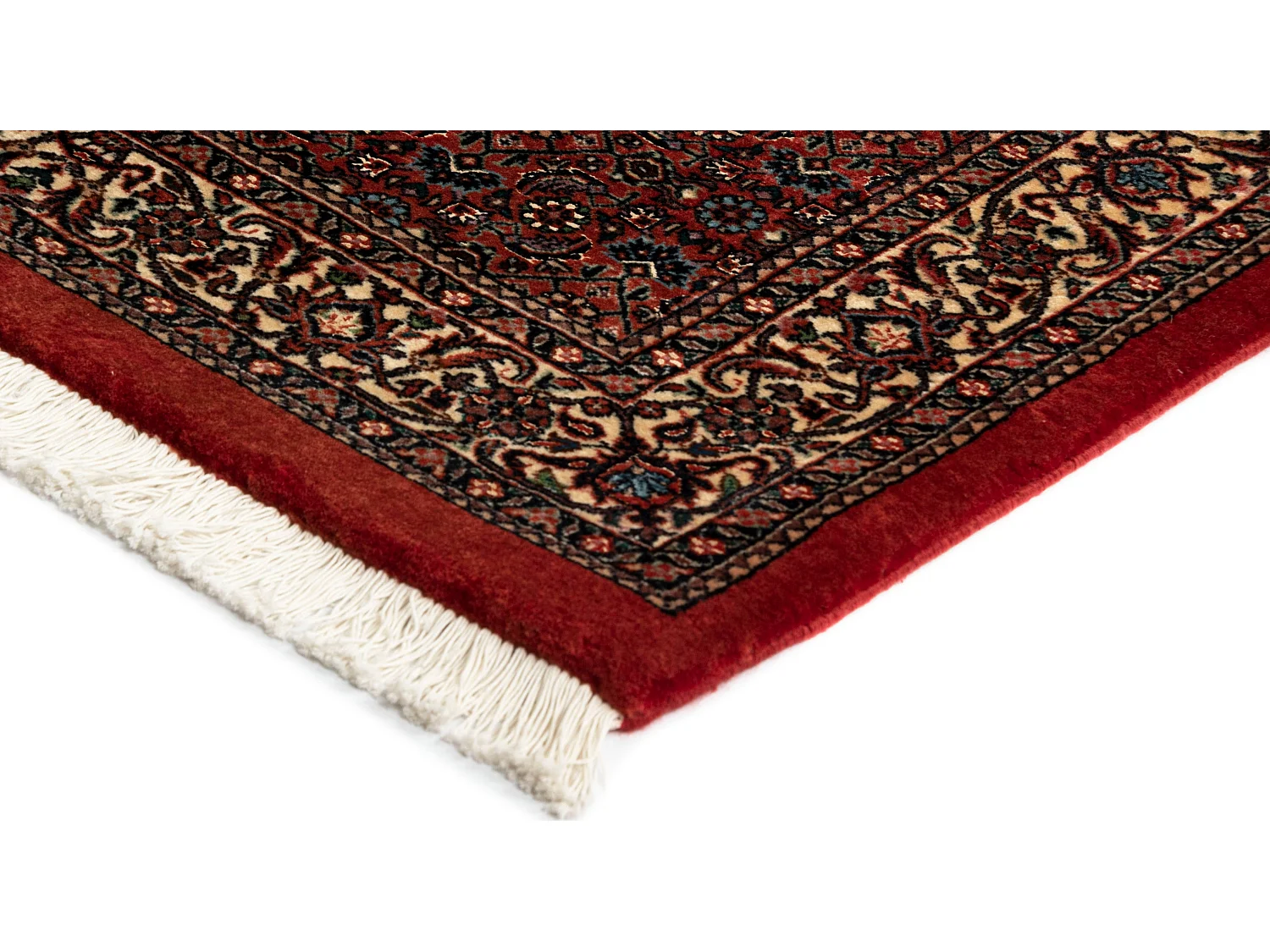 Tapis de couloir en laine 84x341 rouge Bidjar