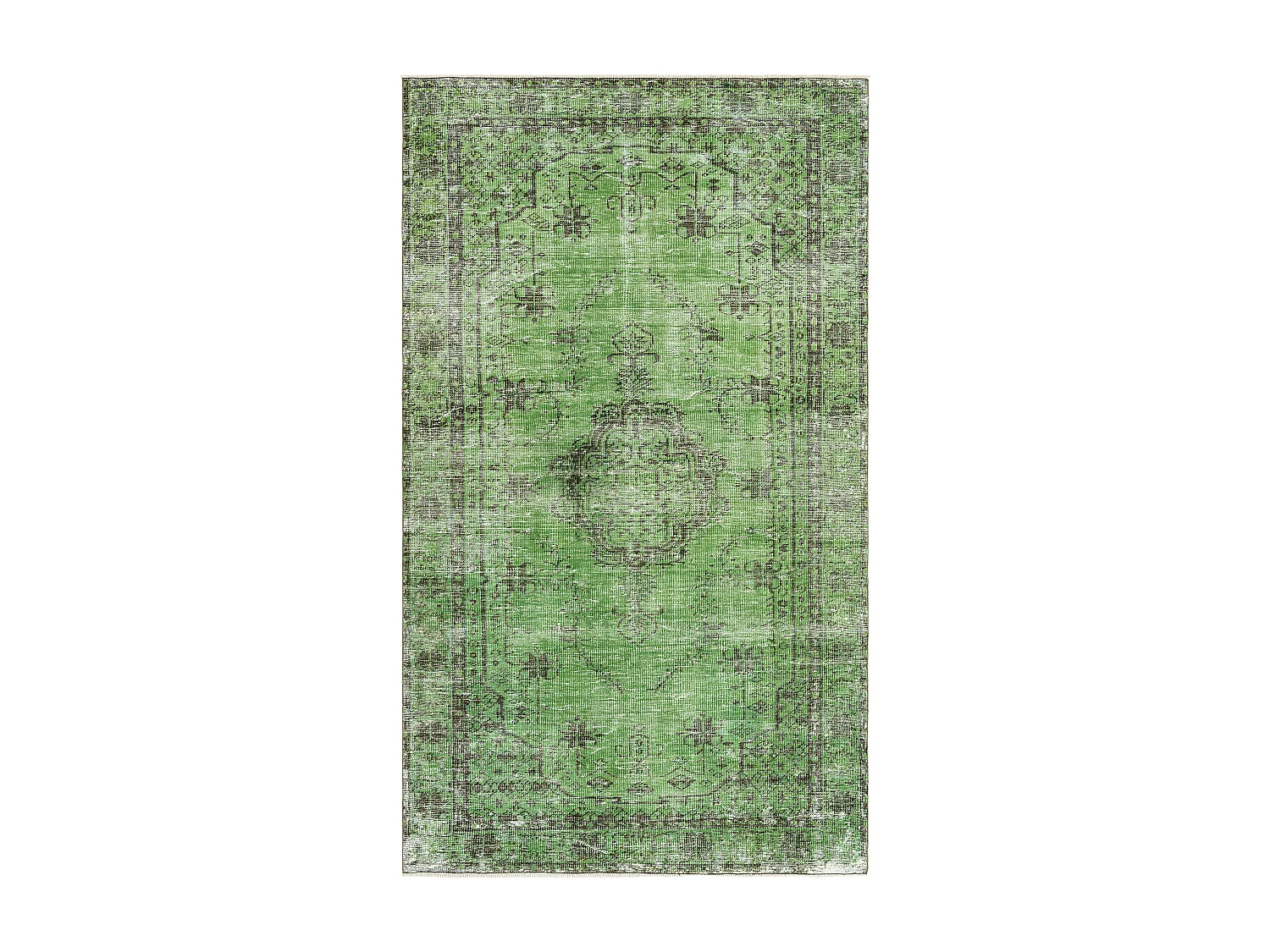 Tappeto in lana 165x277 verde Ultra Vintage