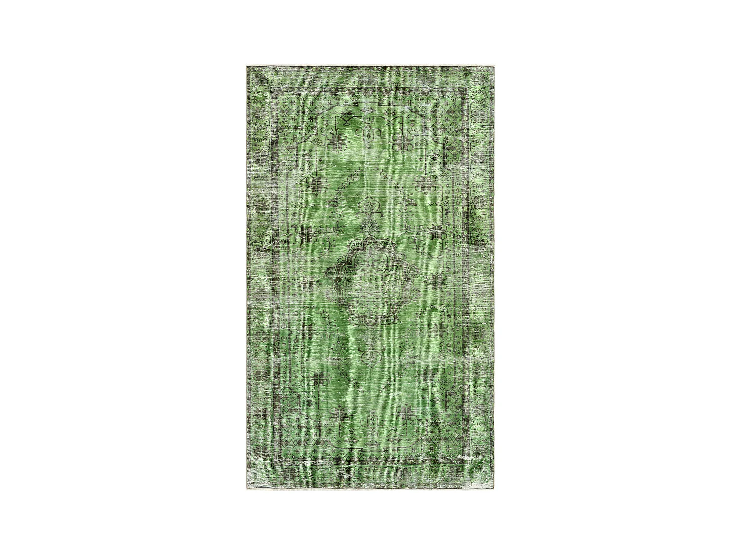 Tapis de laine 165x277 vert Ultra Vintage