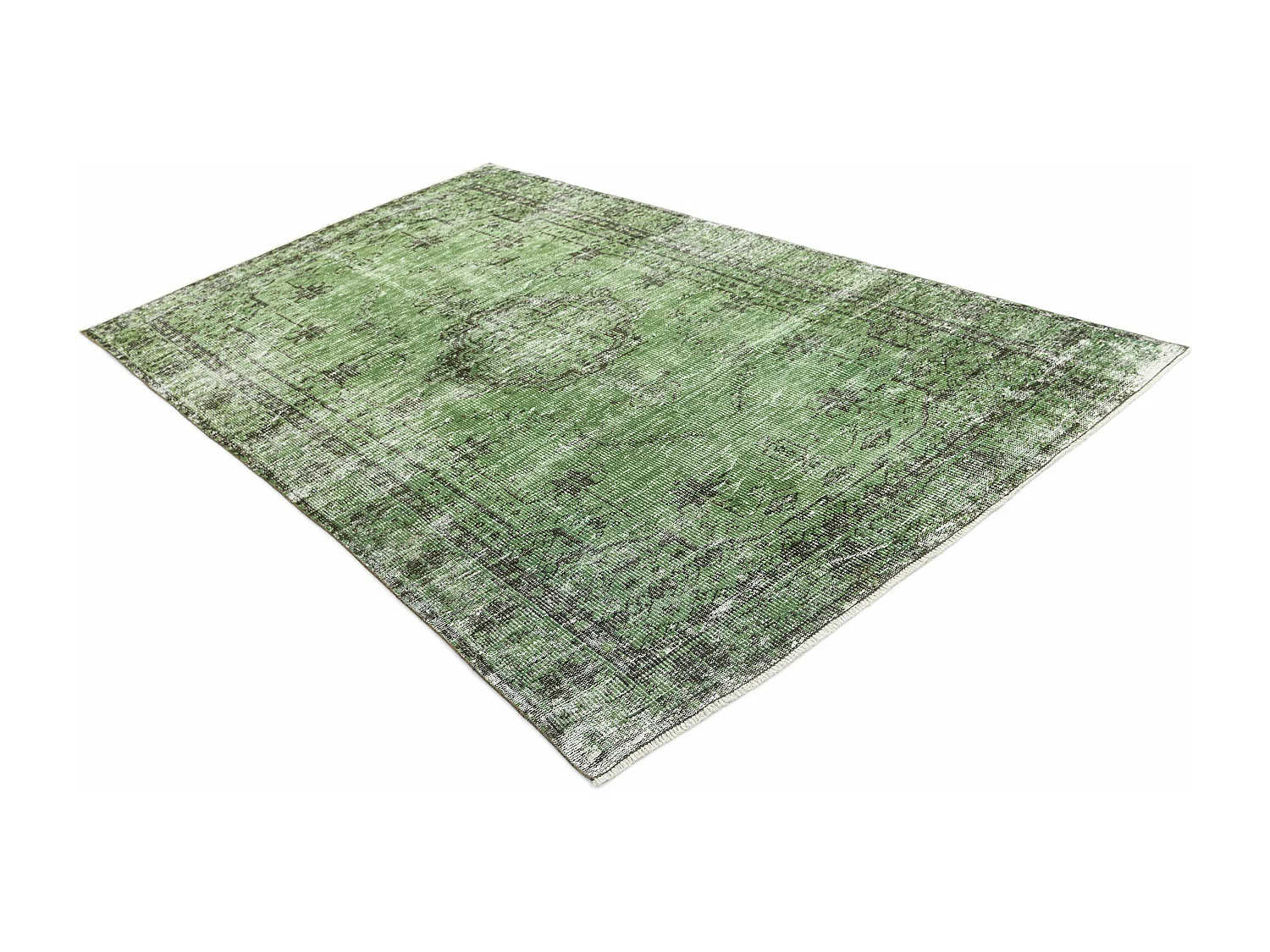 Tapis de laine 165x277 vert Ultra Vintage