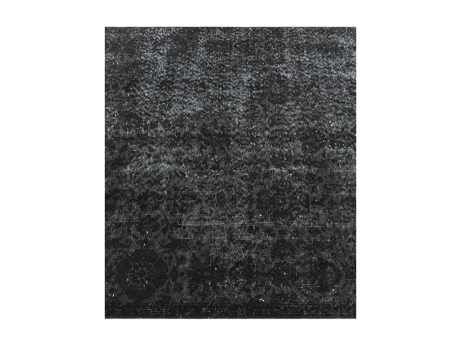 Tappeto in lana 124x282 nero Ultra Vintage