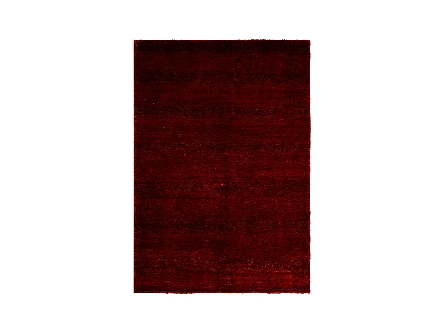 Tapis de laine 136x196 rouge Juma