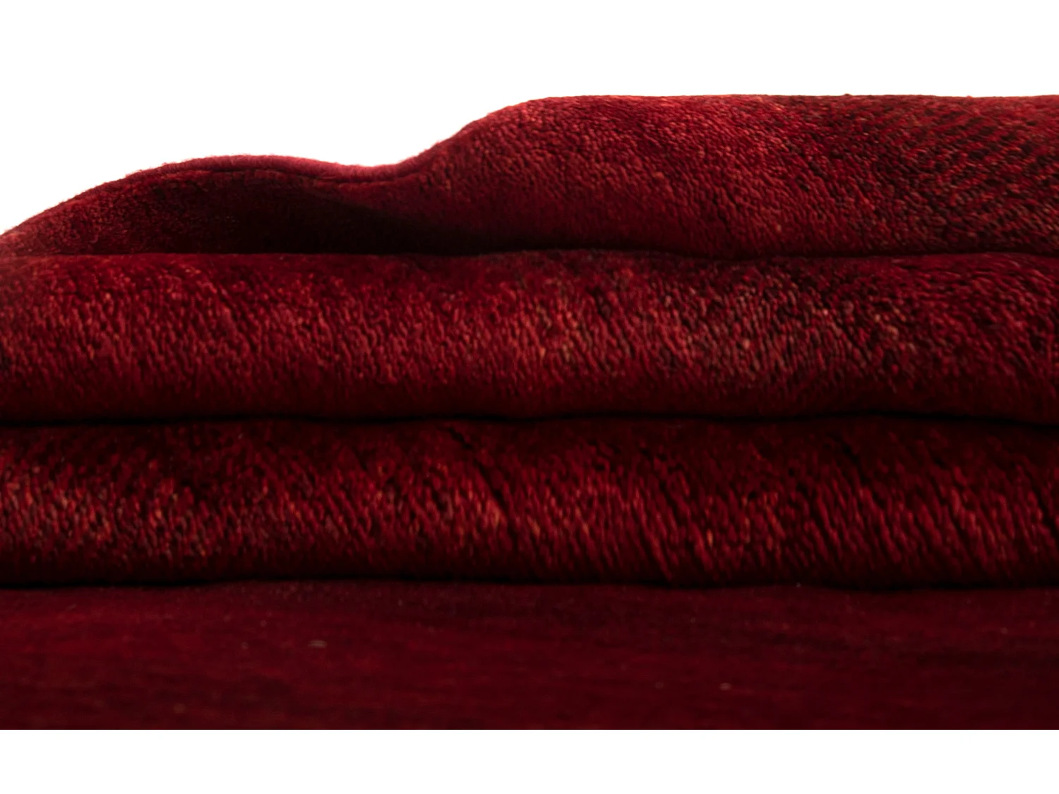 Tapis de laine 136x196 rouge Juma