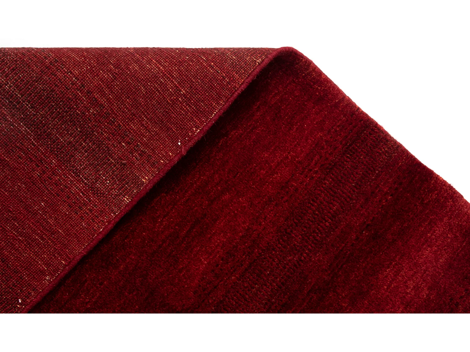 Tapis de laine 136x196 rouge Juma
