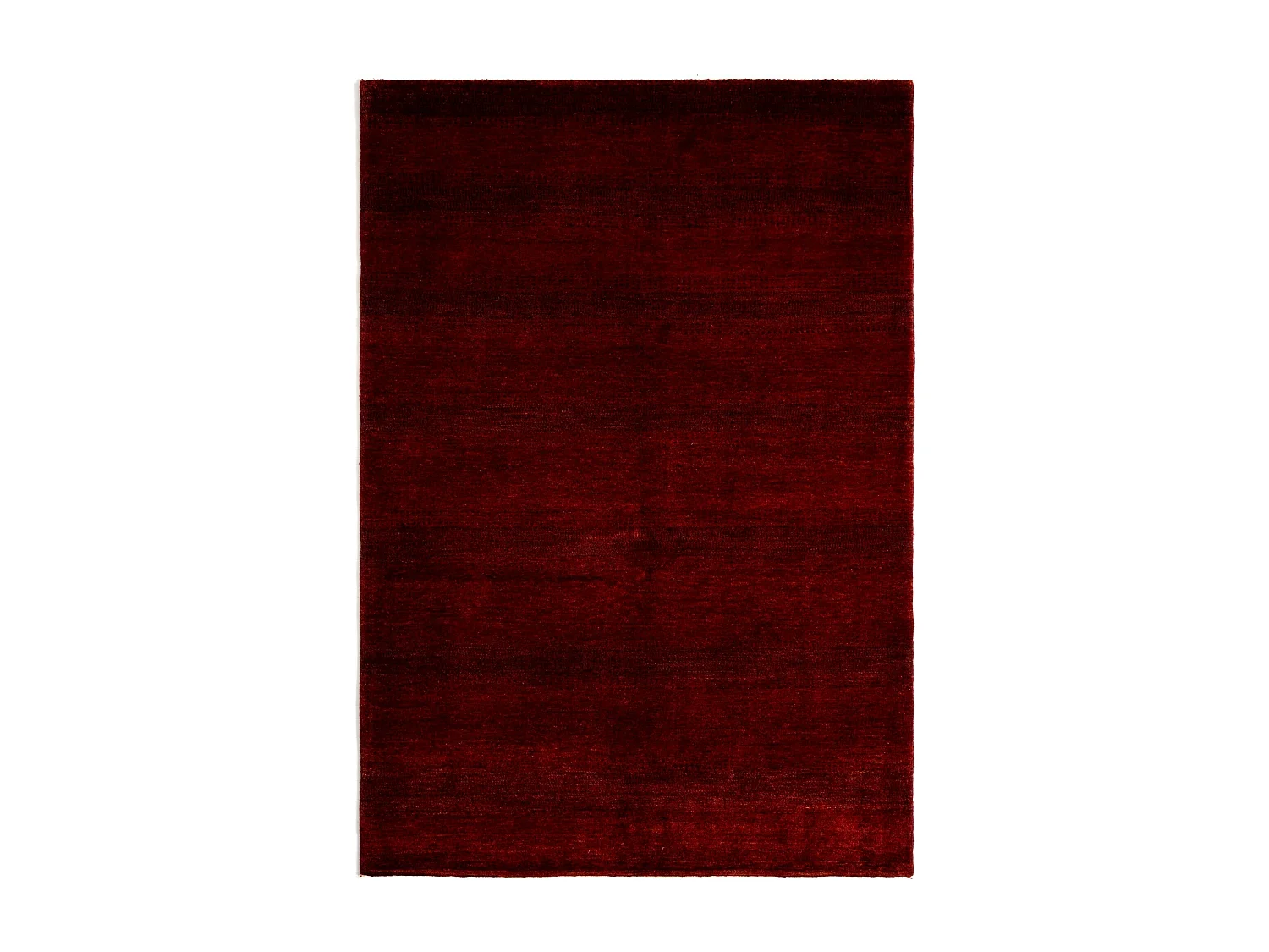 Tapis de laine 136x196 rouge Juma