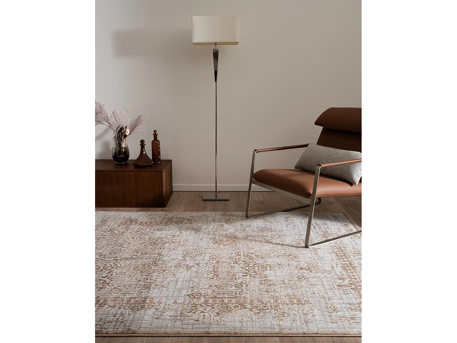 Tapijt 305x240 Grijs Bern Shimmer