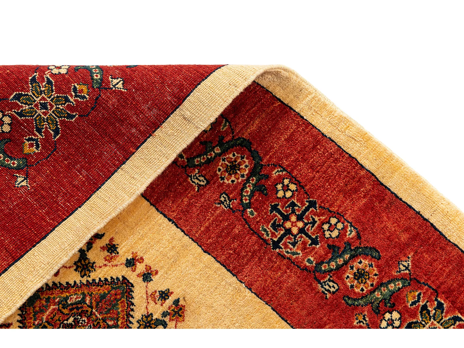 Wollteppich 167x225 Rot Kashkuli