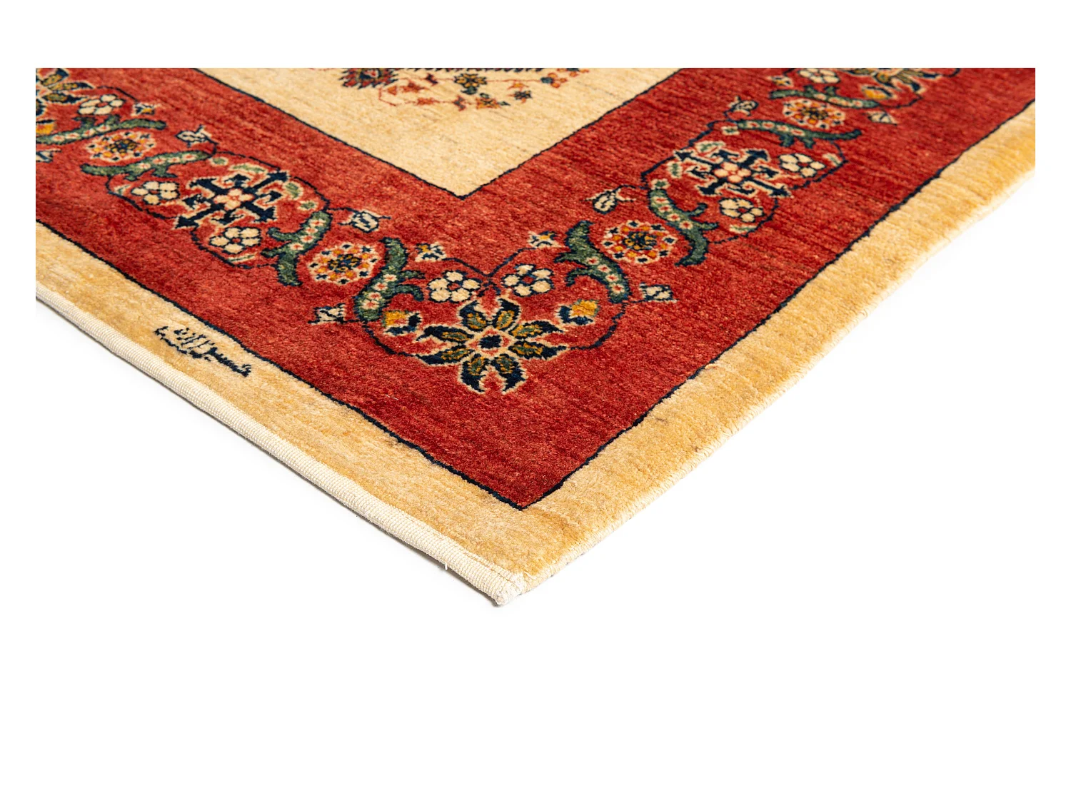 Tapis de laine 167x225 rouge Kashkuli