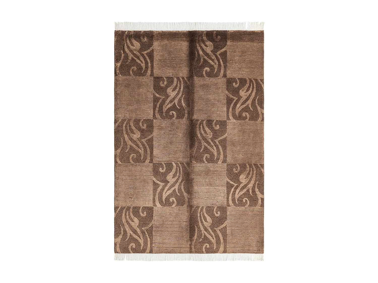 Tapis de laine 122x183 brun Darya