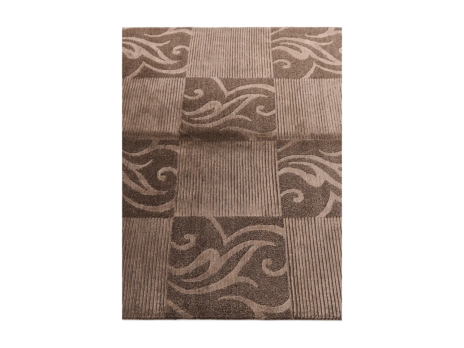 Tapis de laine 122x183 brun Darya