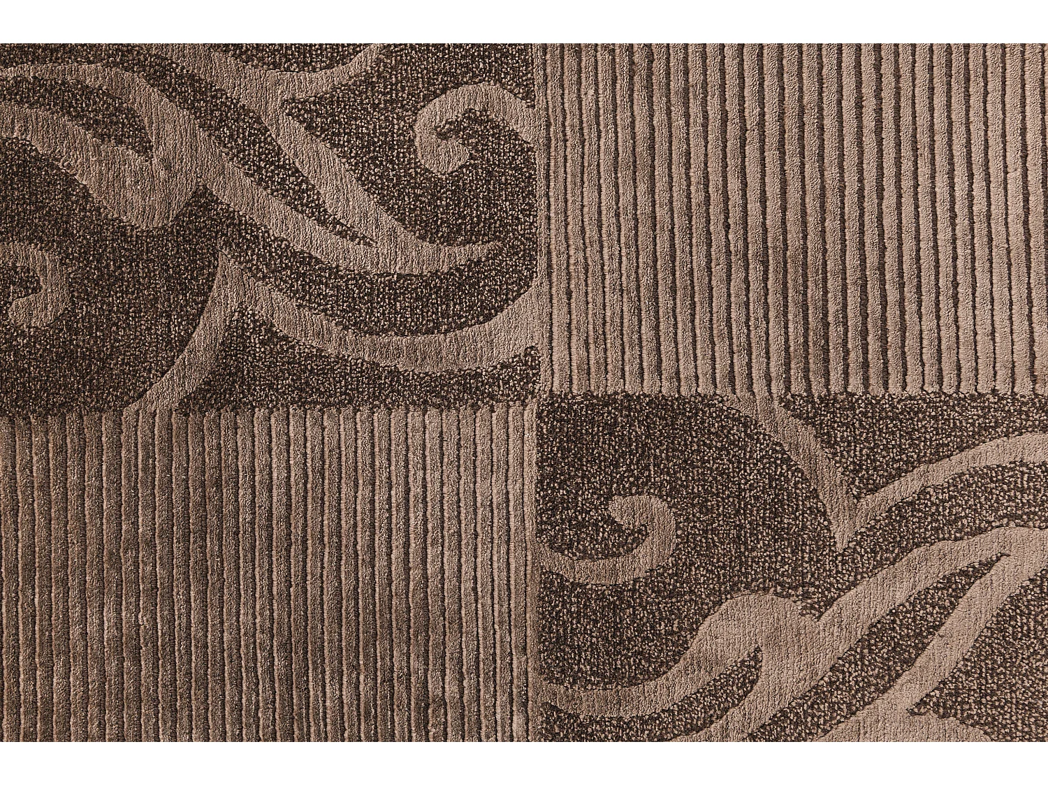 Tapis de laine 122x183 brun Darya