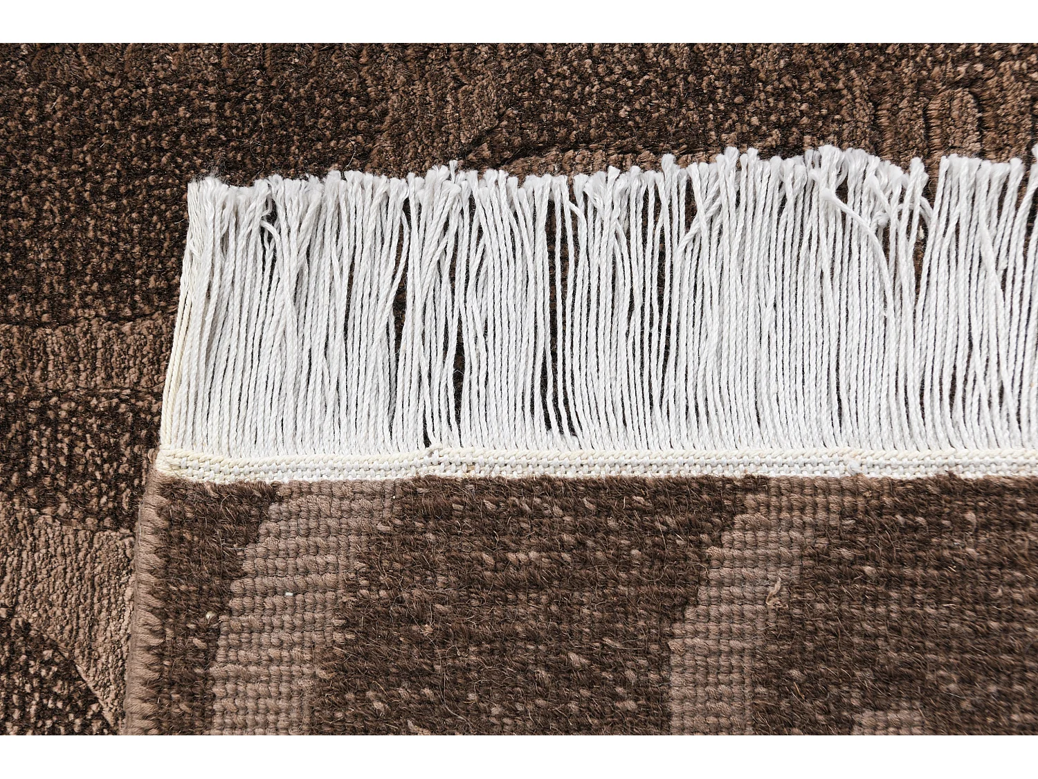 Tapis de laine 122x183 brun Darya