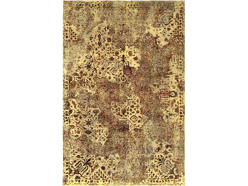 Tapis de laine 177x272 jaune Vintage Royal