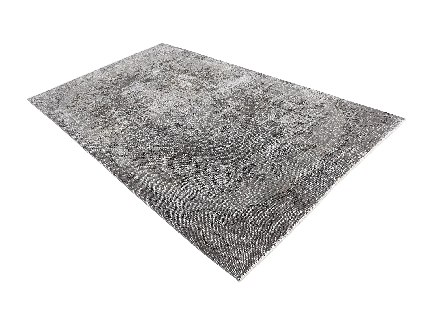 Wollteppich 145x246 Grau Ultra Vintage