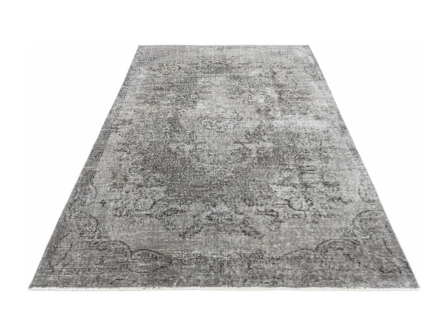 Wollteppich 145x246 Grau Ultra Vintage