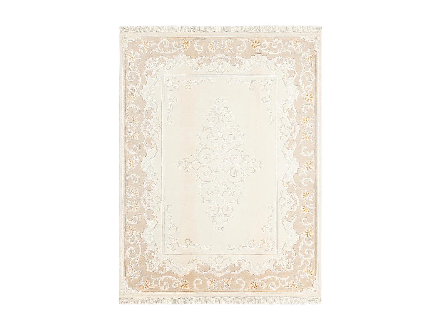 Tapis de laine 180x244 beige Darya