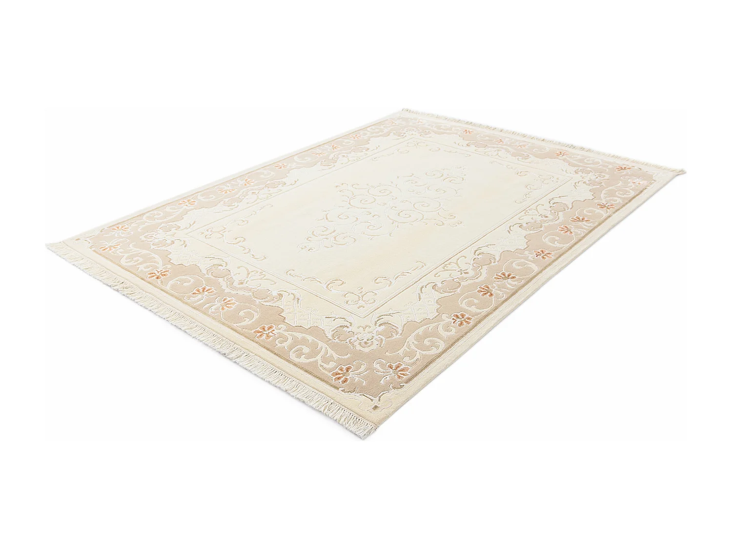 Tapis de laine 180x244 beige Darya