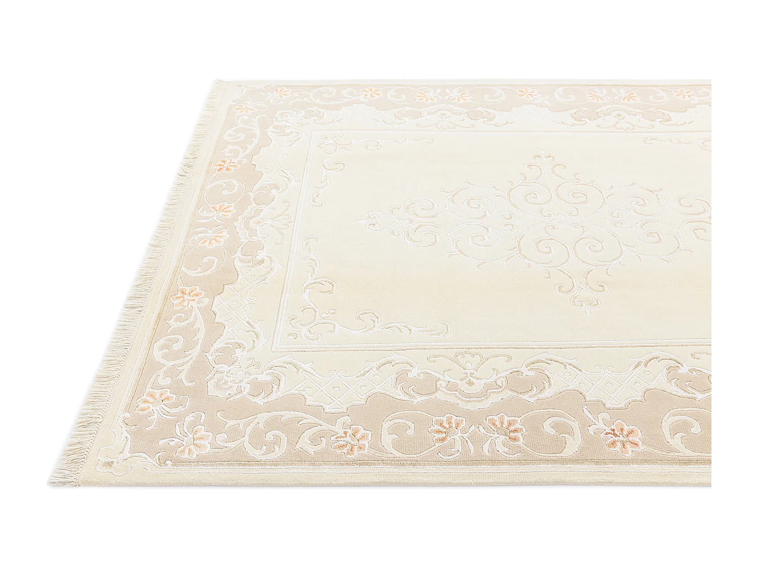 Tapis de laine 180x244 beige Darya