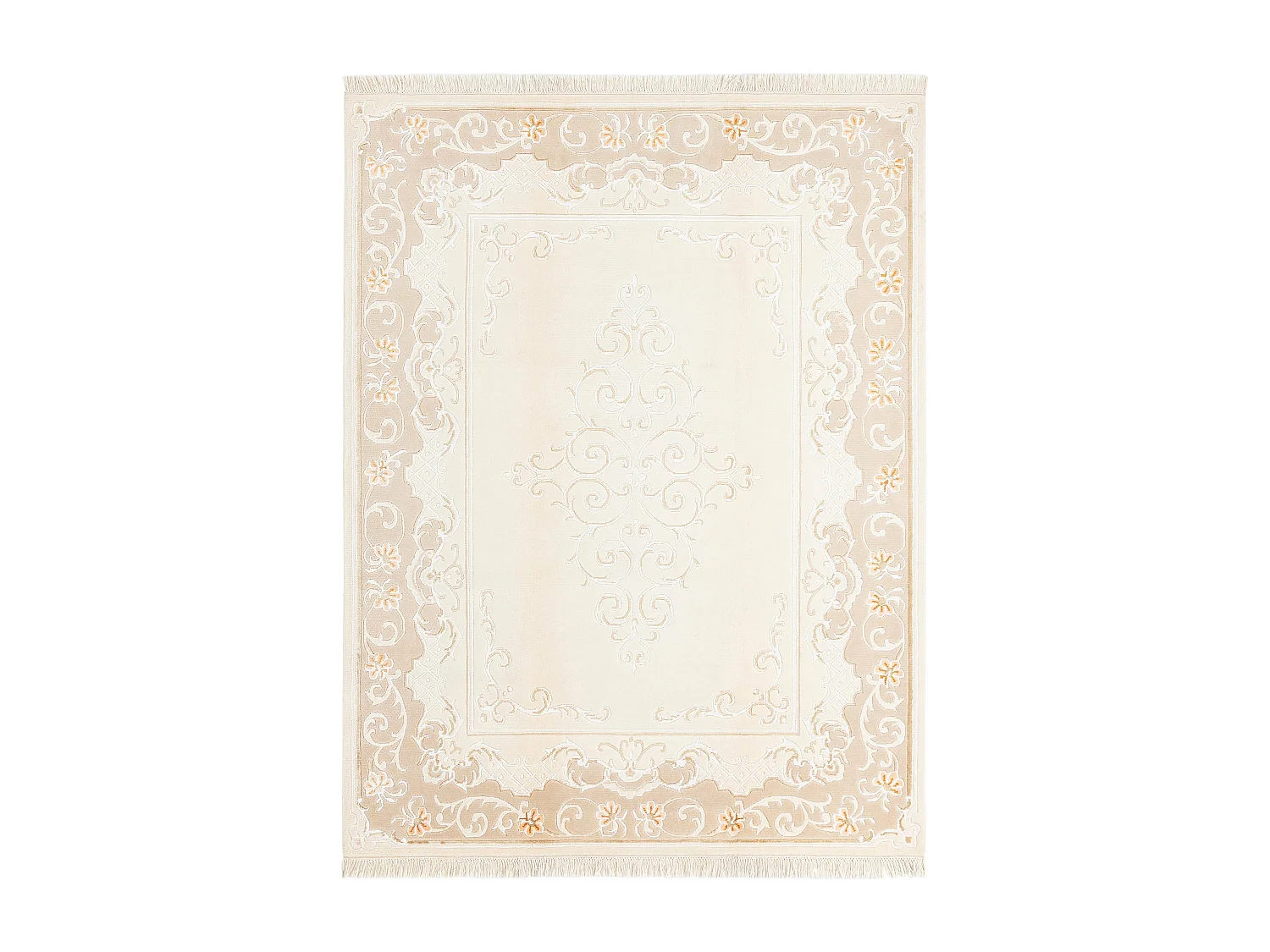 Tapis de laine 180x244 beige Darya