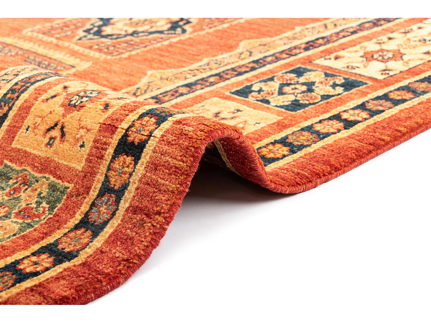 Tapis de laine 110x163 rouge Kashkuli