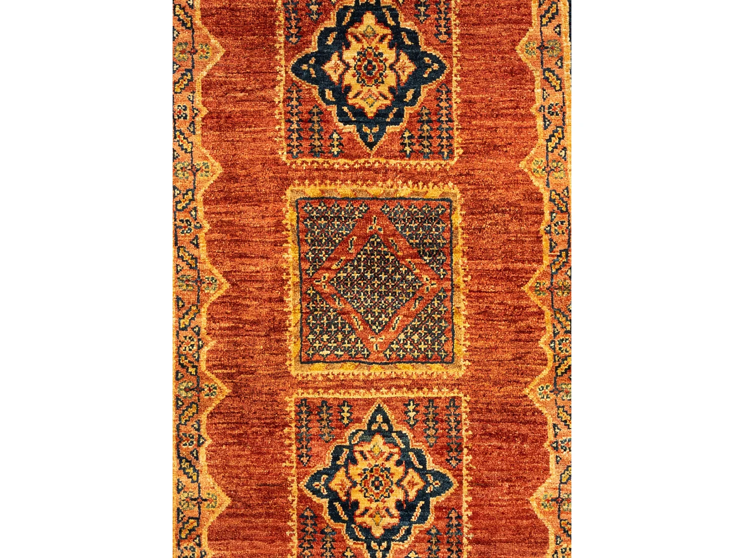 Tapis de laine 110x163 rouge Kashkuli
