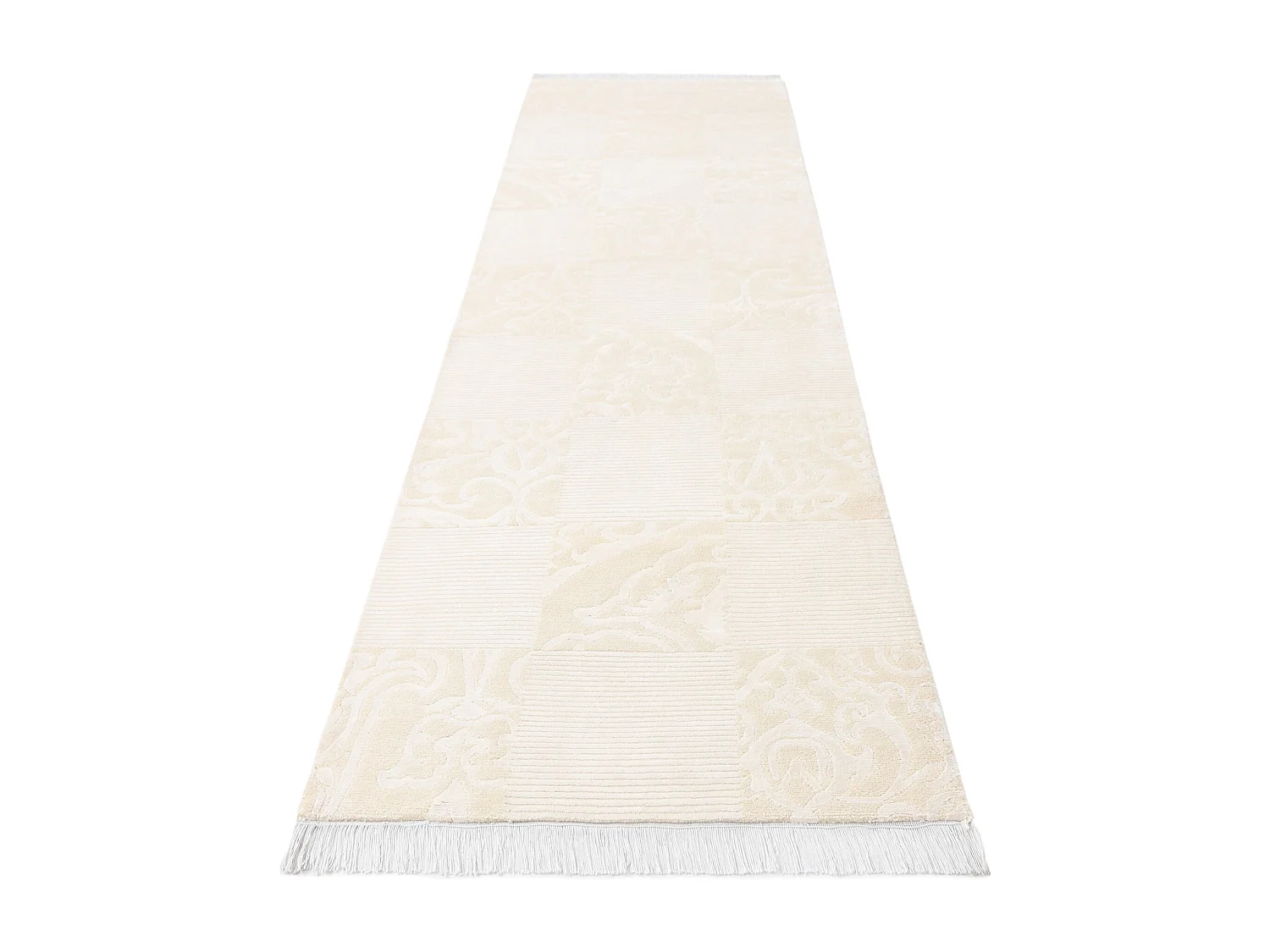 Tappeto per corridoio in lana 81x310 beige Darya