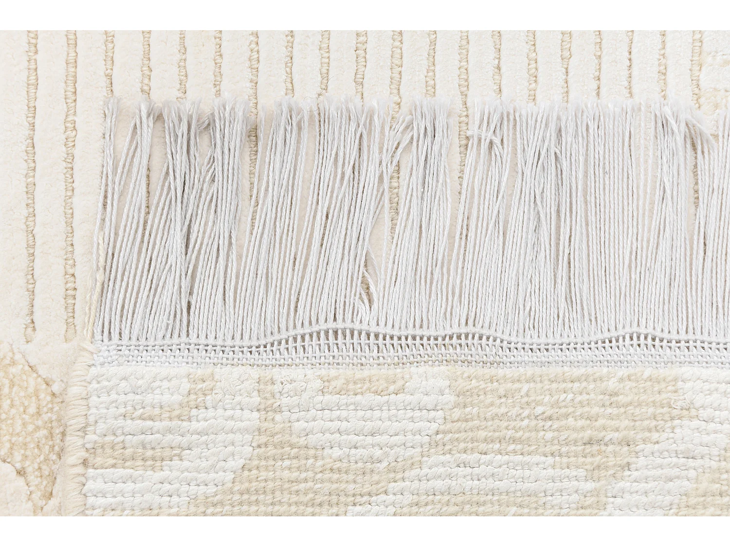 Tappeto per corridoio in lana 81x310 beige Darya