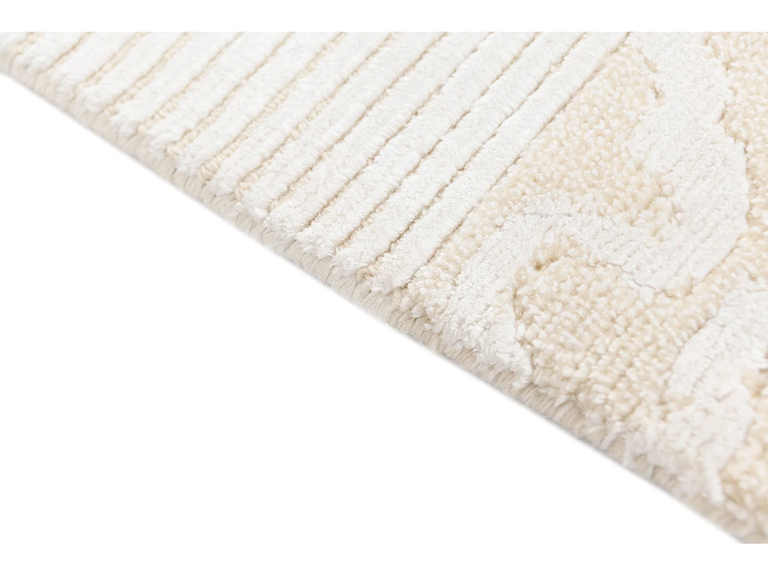 Tapis de couloir en laine 81x310 beige Darya