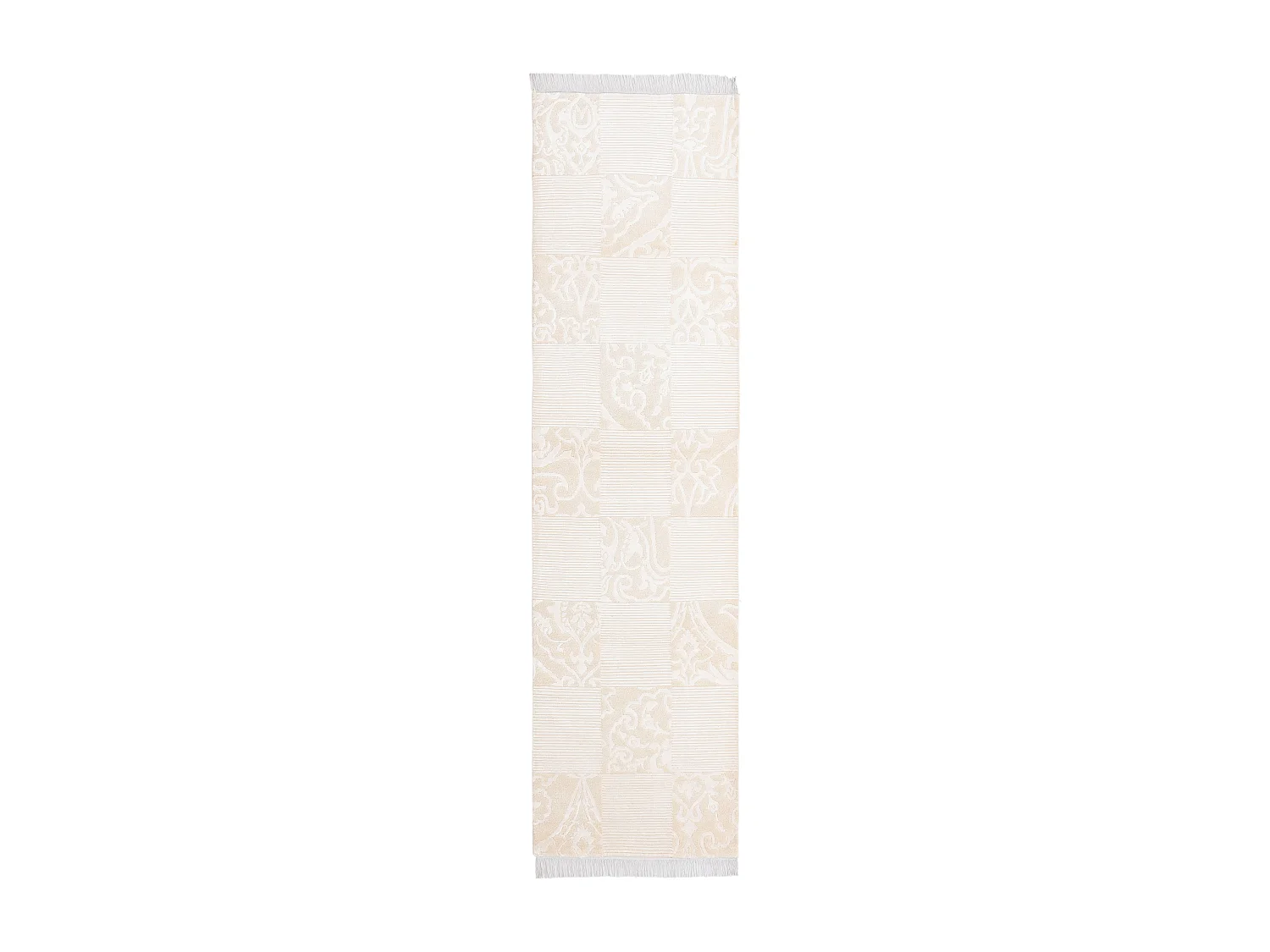 Tapis de couloir en laine 81x310 beige Darya