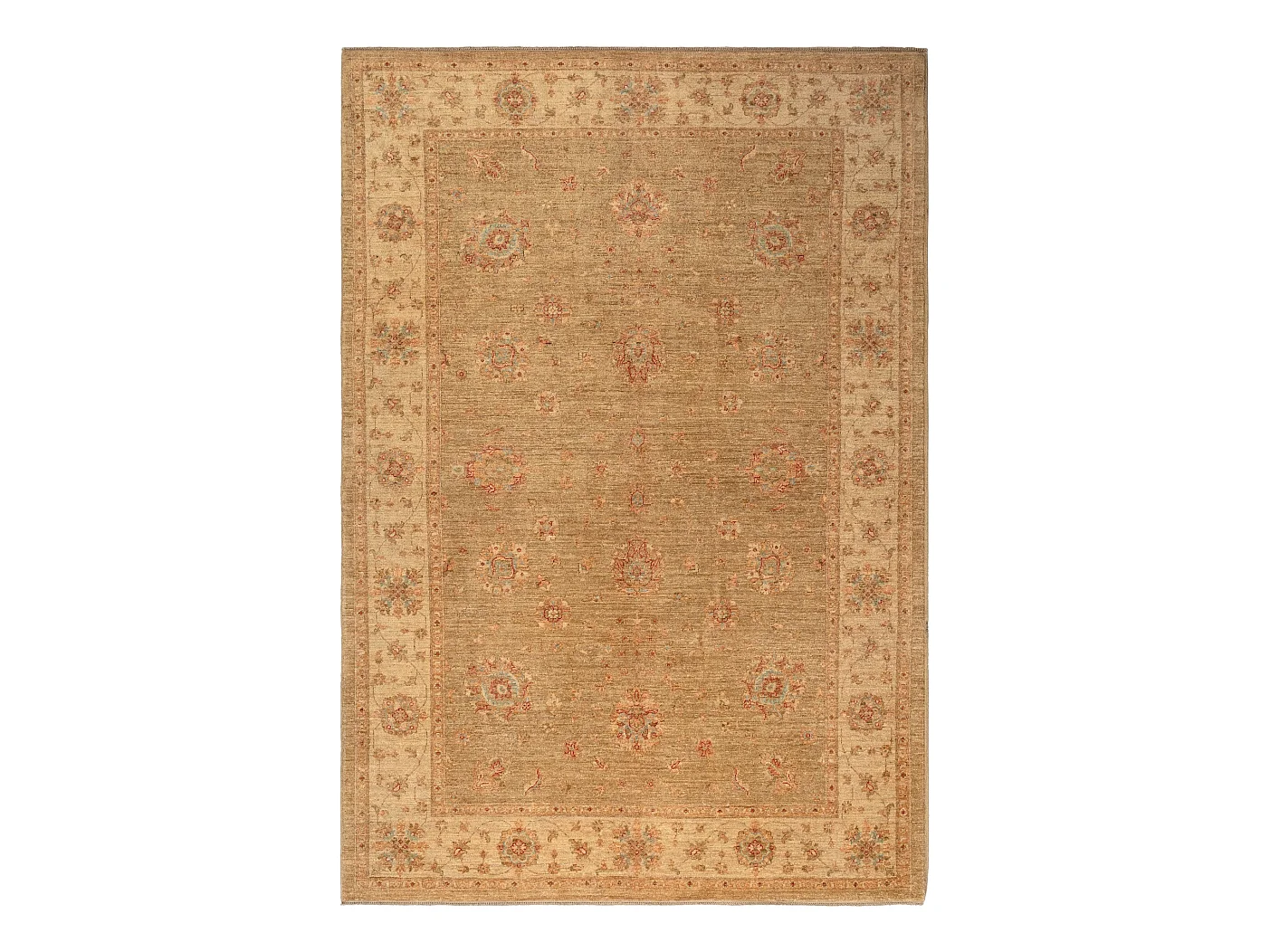 Tapis de laine 204x298 beige Ziegler
