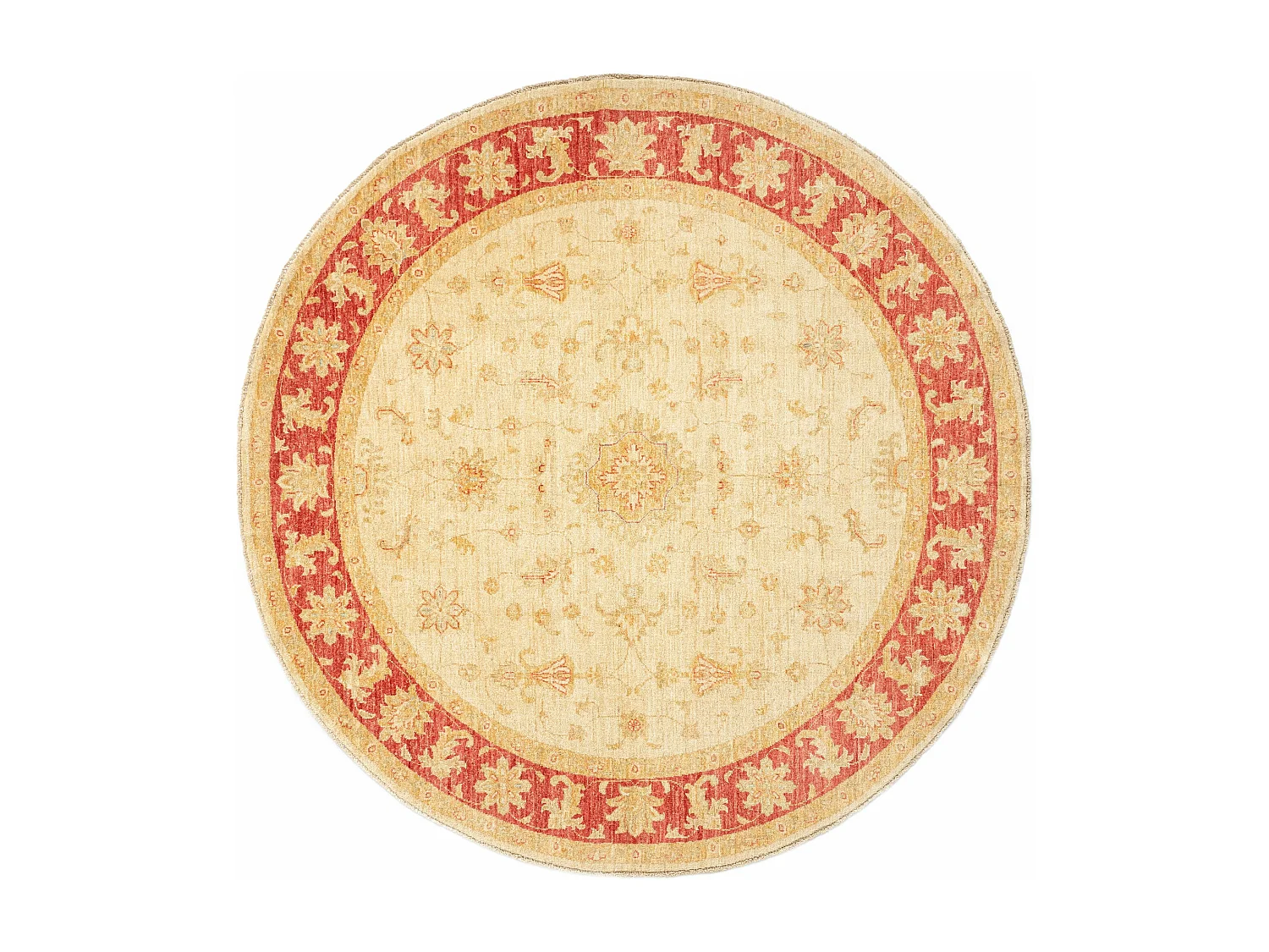 Wollteppich 198x200 Beige Kaizar