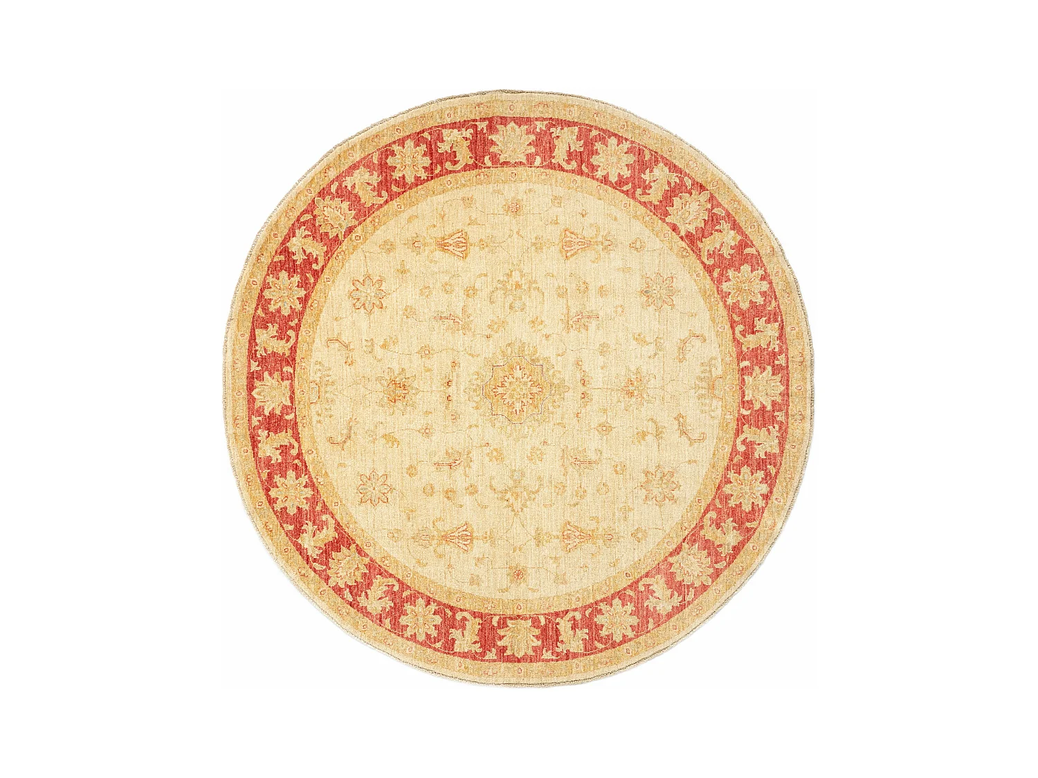 Wollteppich 198x200 Beige Kaizar