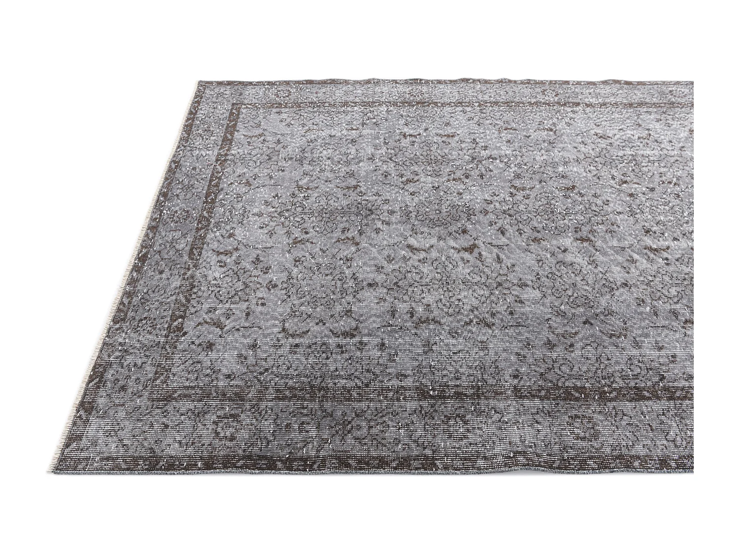 Tapis de laine 168x279 gris Ultra Vintage