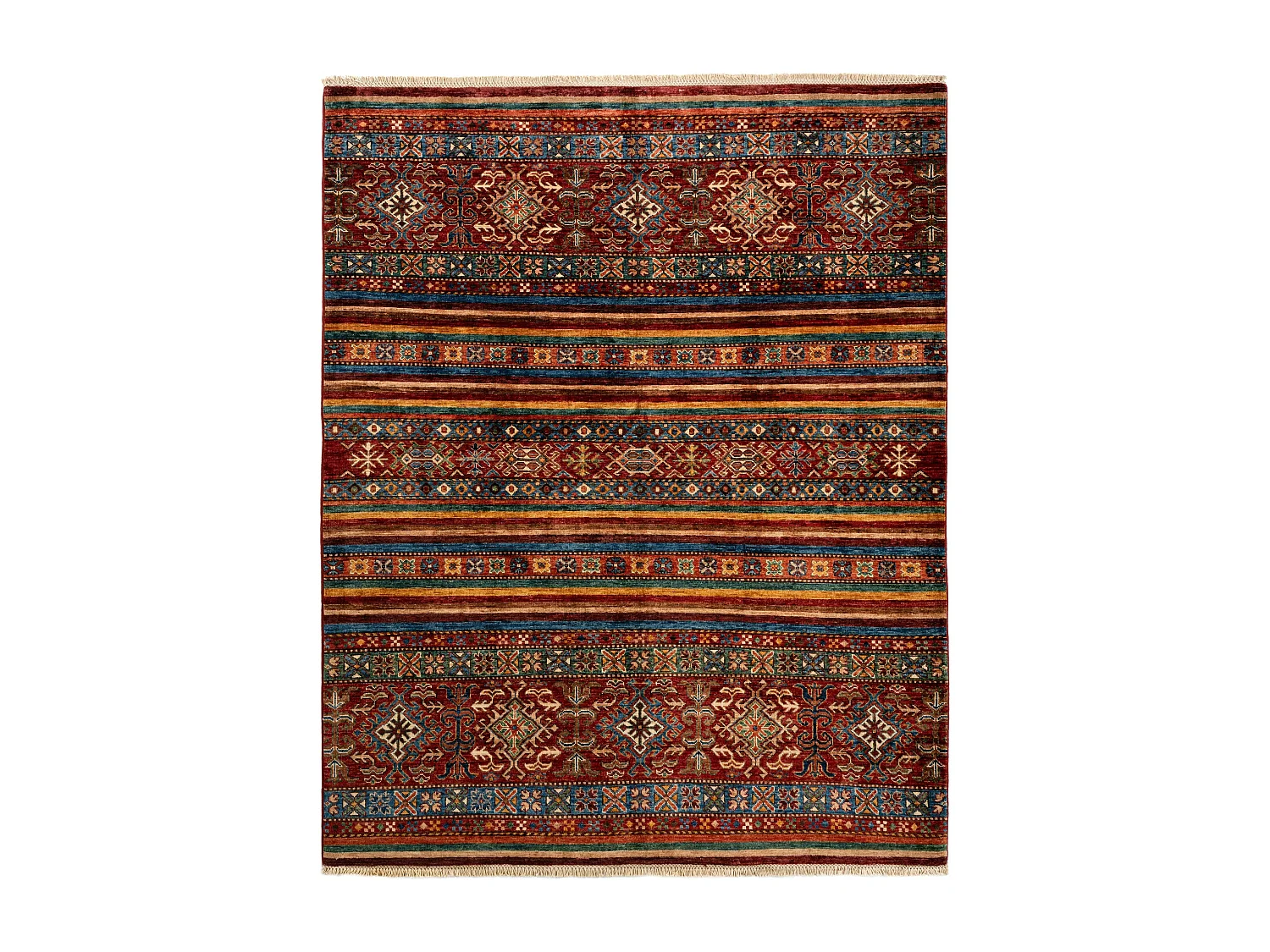 Tapis de laine 157x202 multicolore Torkman