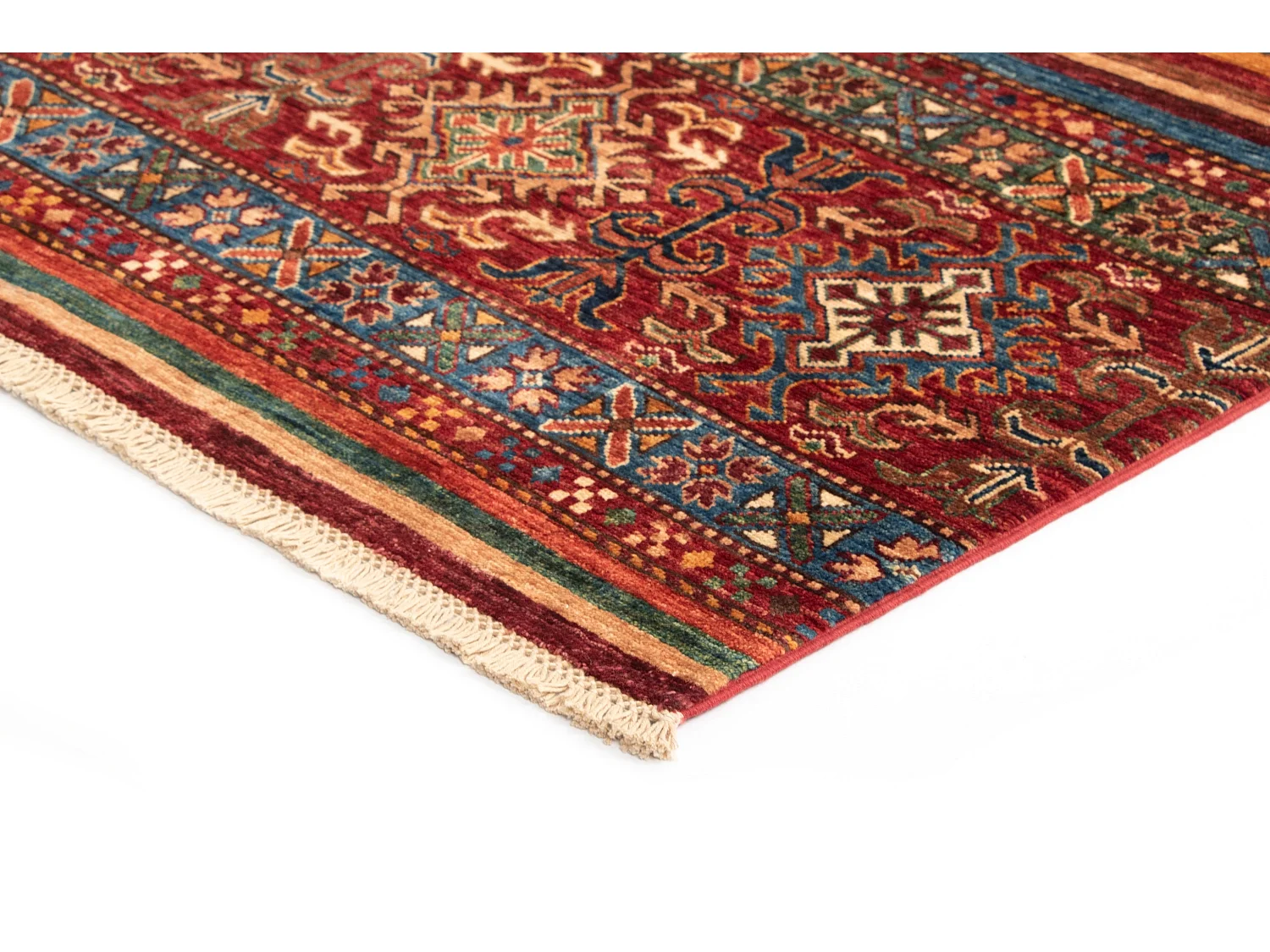 Tapis de laine 157x202 multicolore Torkman