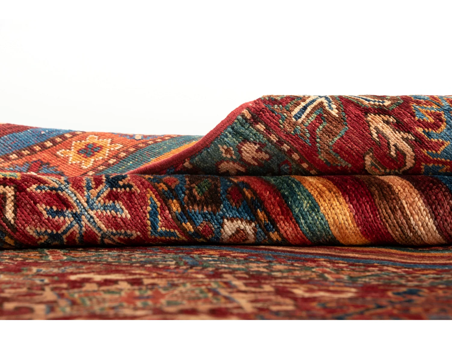 Tapis de laine 157x202 multicolore Torkman