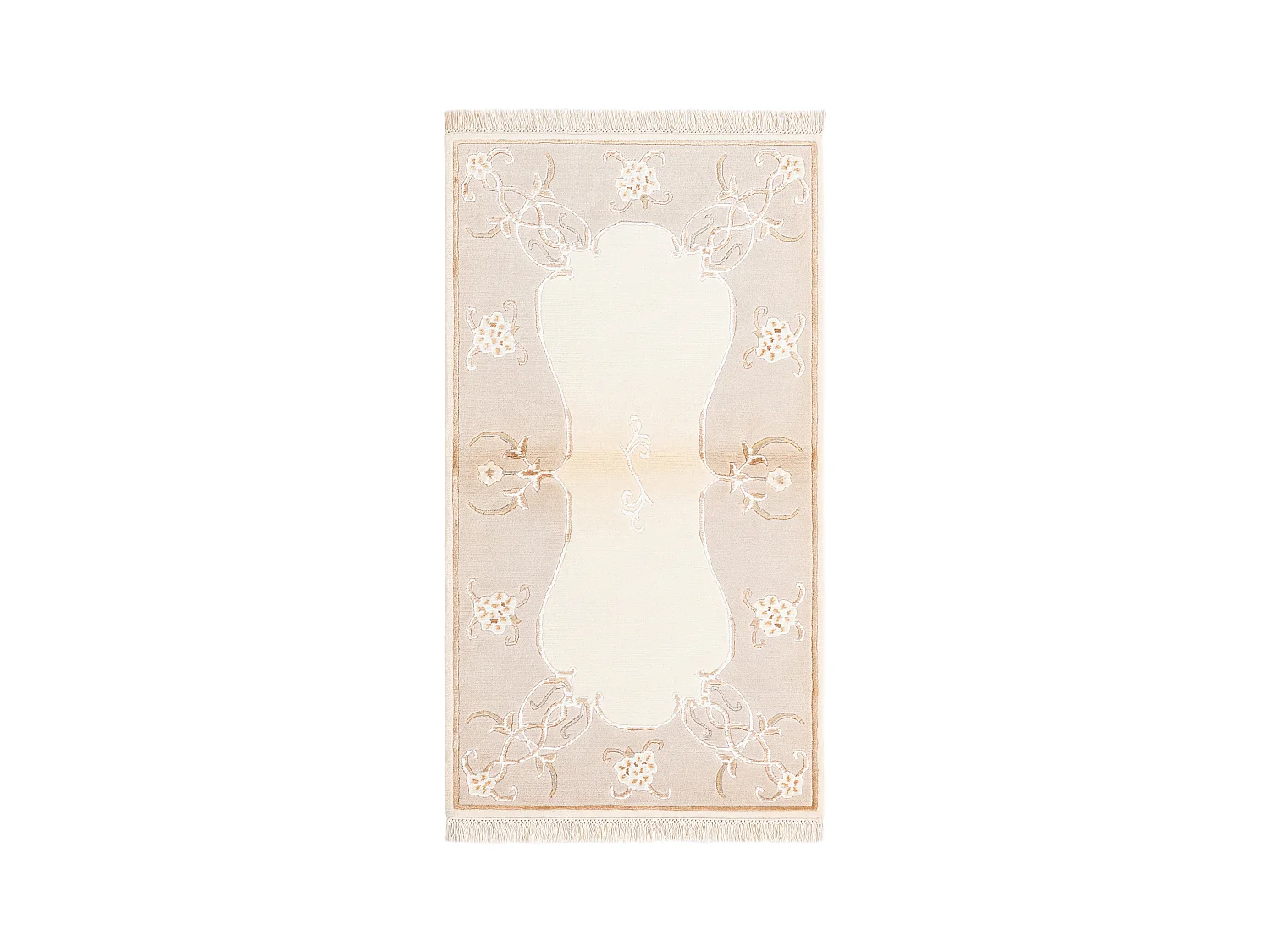 Tapis de laine 84x152 beige Darya