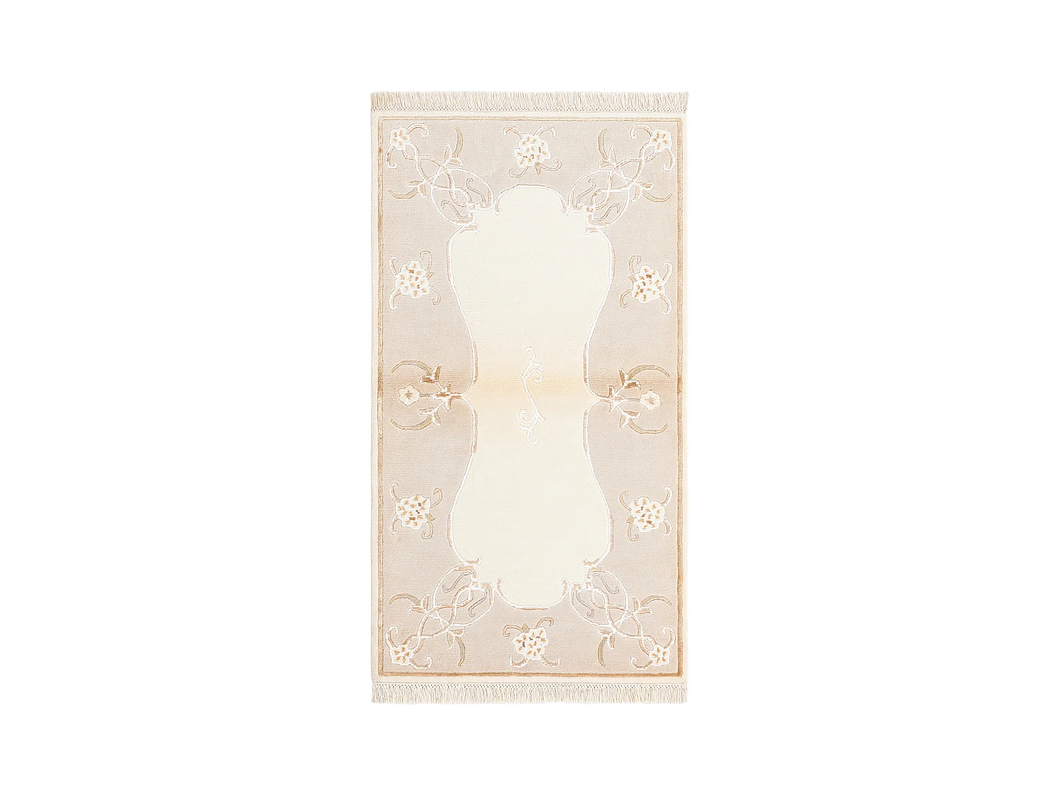 Tapis de laine 84x152 beige Darya
