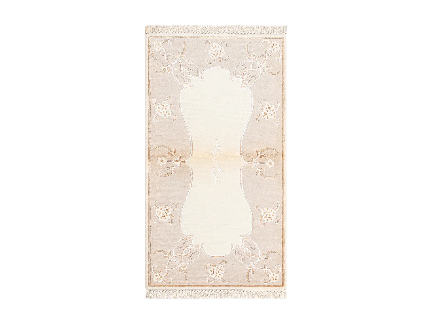 Tapis de laine 84x152 beige Darya