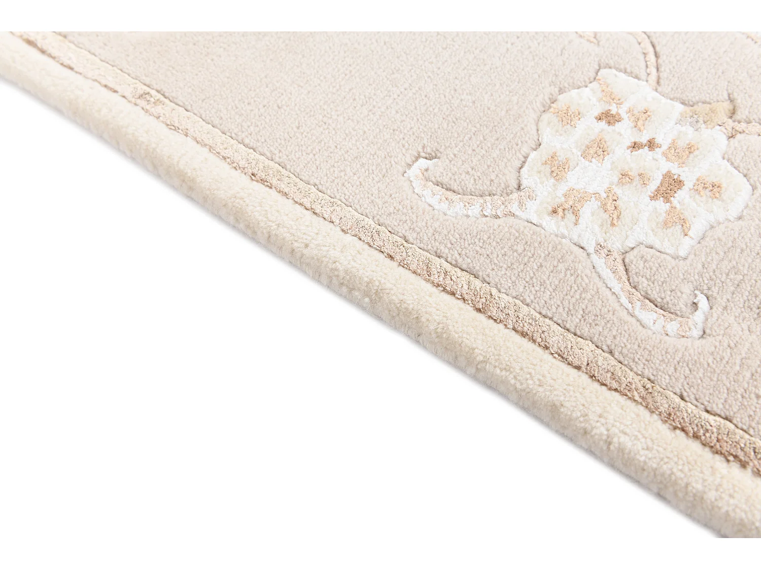 Tapis de laine 84x152 beige Darya