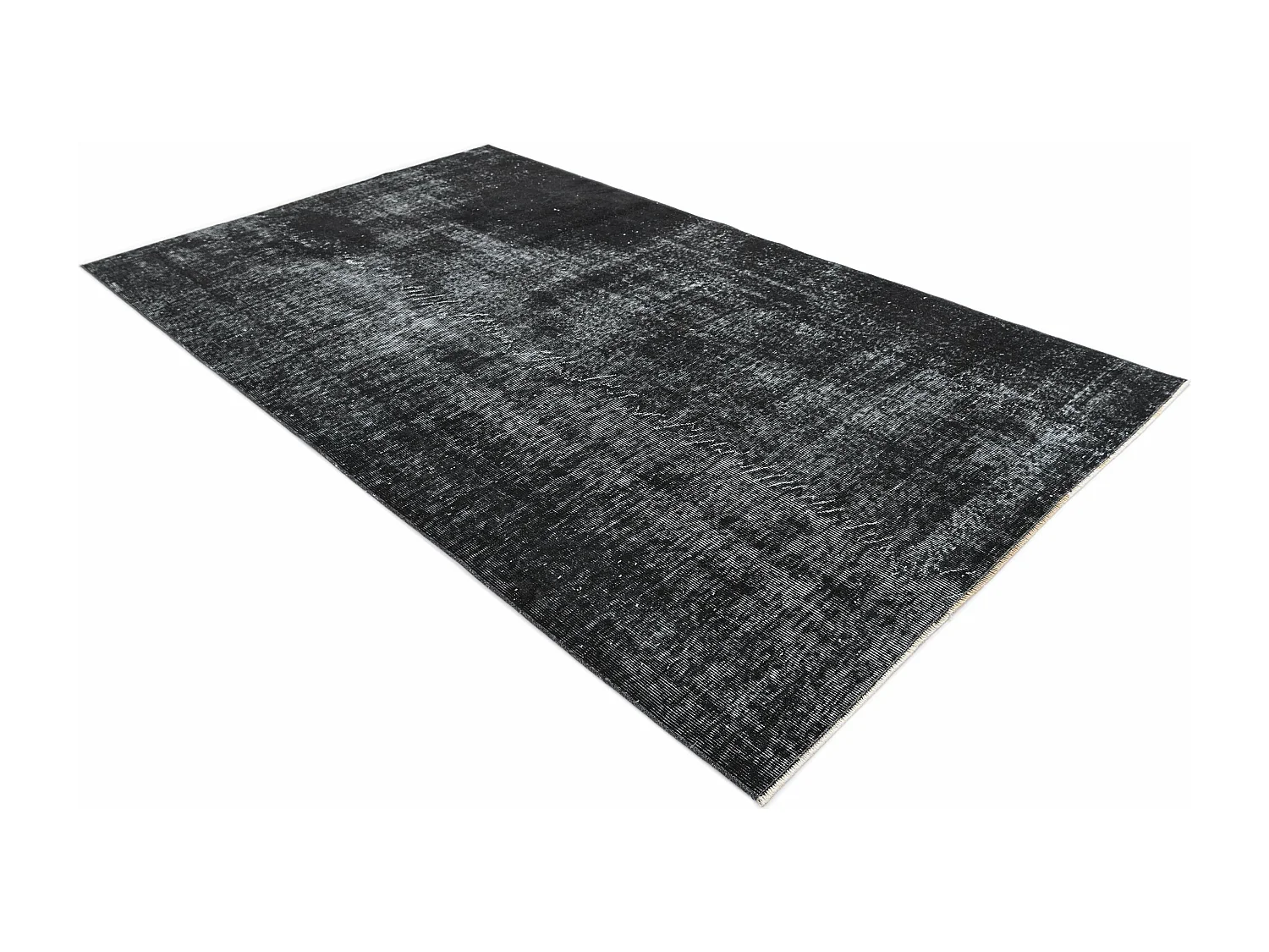 Tapis de laine 150x269 noir Ultra Vintage