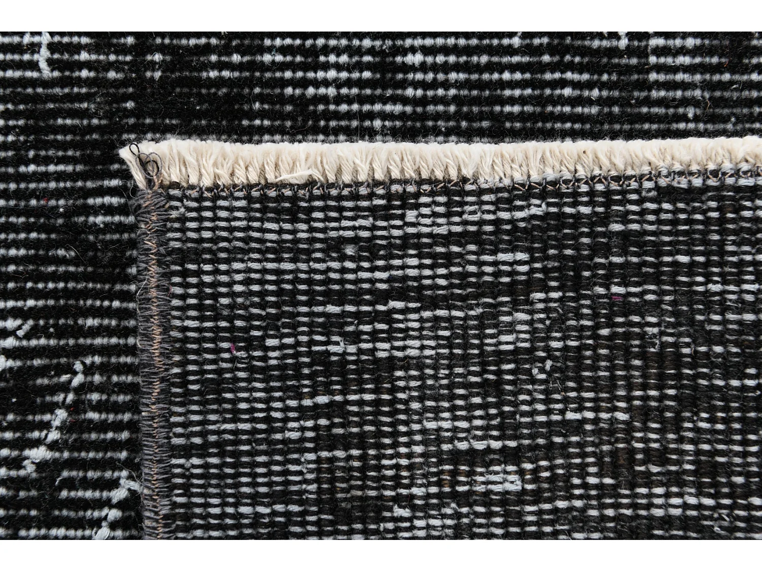 Tapis de laine 150x269 noir Ultra Vintage