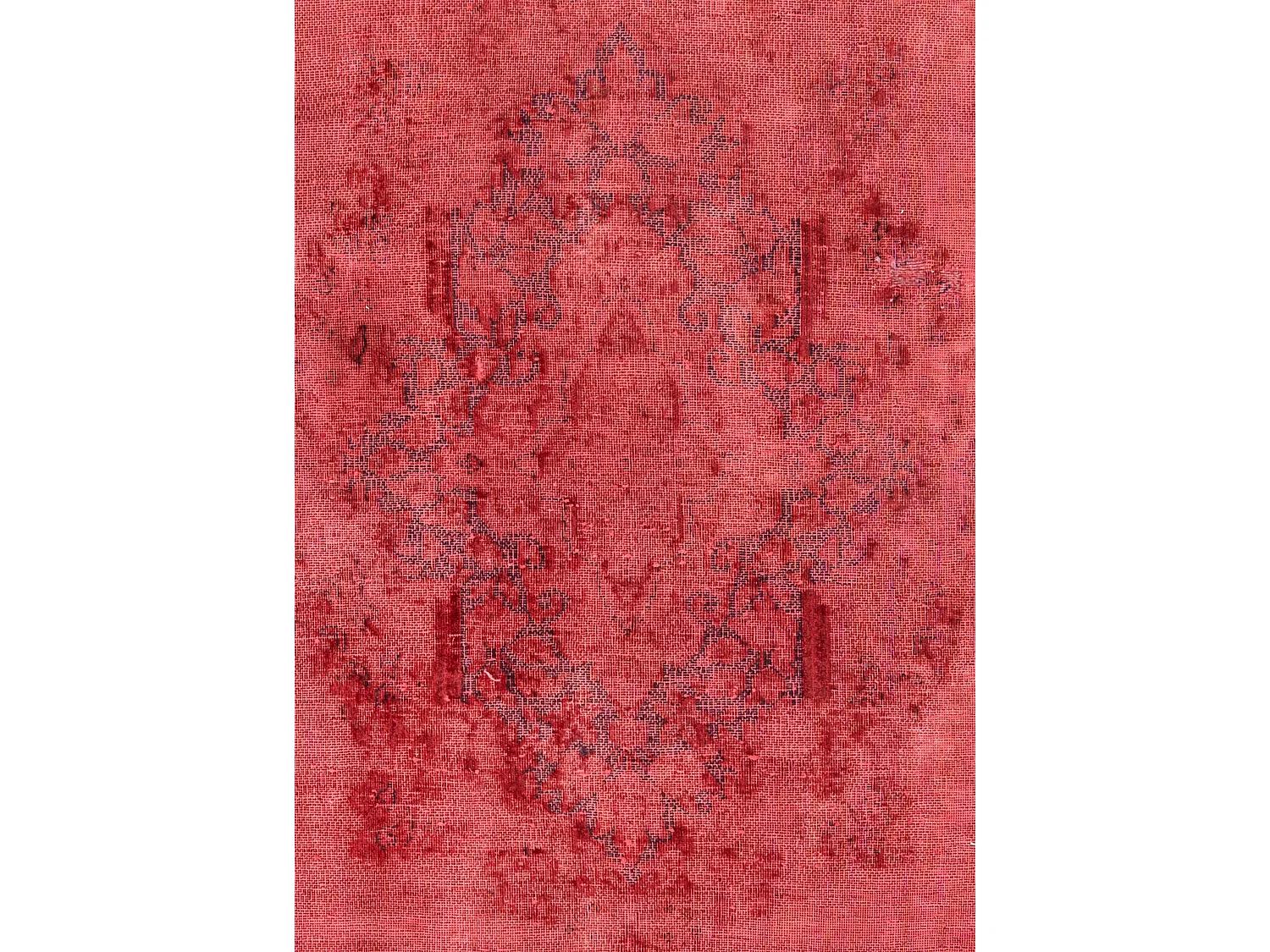 Tapis de laine 103x378 rose Vintage Royal