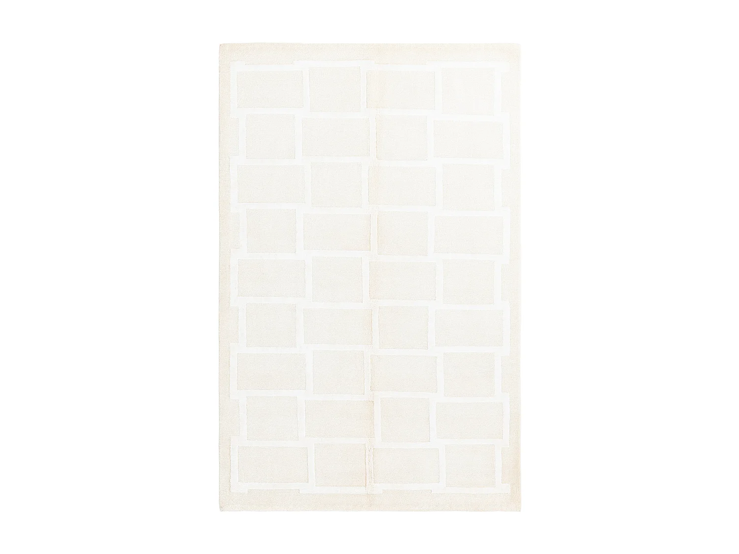 Tapis de laine 117x183 beige Darya